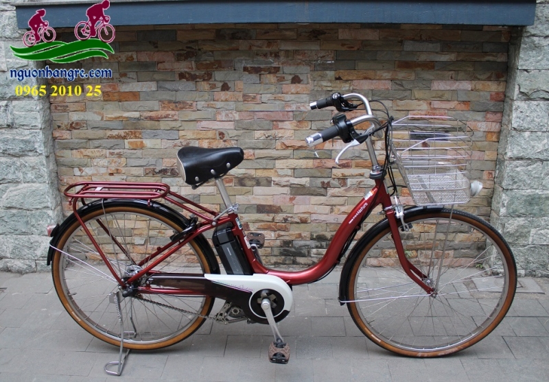 Xe đạp điện Nhật Yamaha pas chạy tay ga sử dụng pin đi dài 40 đến 50km/sạc