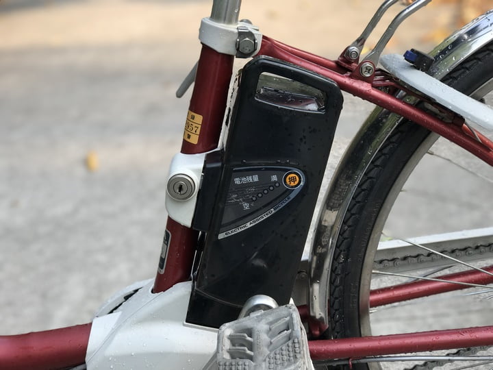 Xe đạp điện Panasonic trợ lực zin nguyên bản hàng Nhật bãi giá rẻ 1