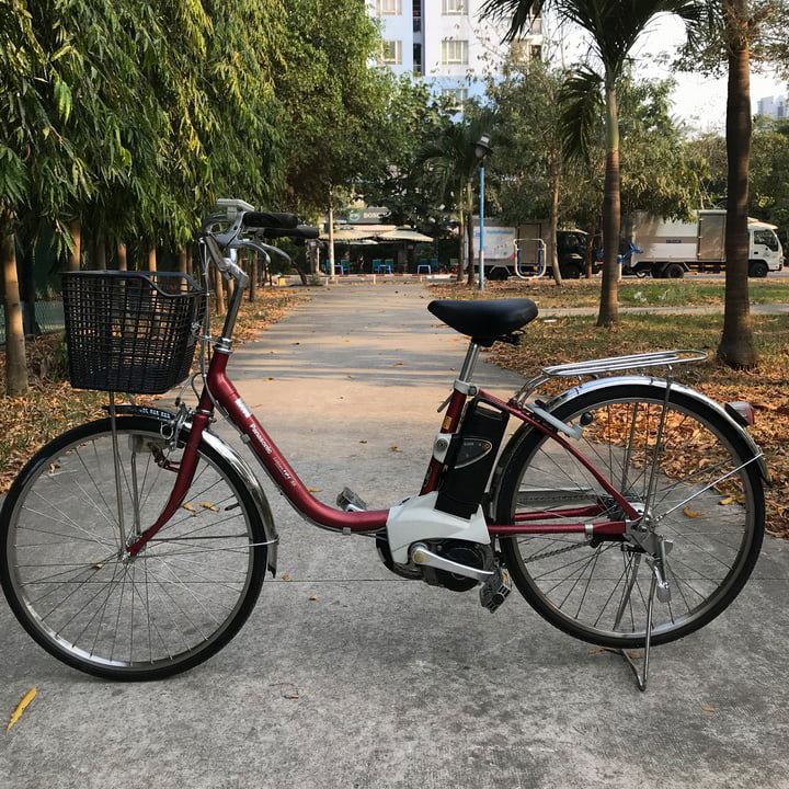 Xe đạp điện thể thao Nhật Panasonic Jetter  King Bicycle  Vua xe đạp nhật  bãi tại Hà Nội 0983388185